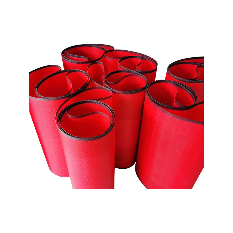 紅色聚酯網(wǎng)帶口罩機熔噴布輸送帶污水處理過濾網(wǎng)